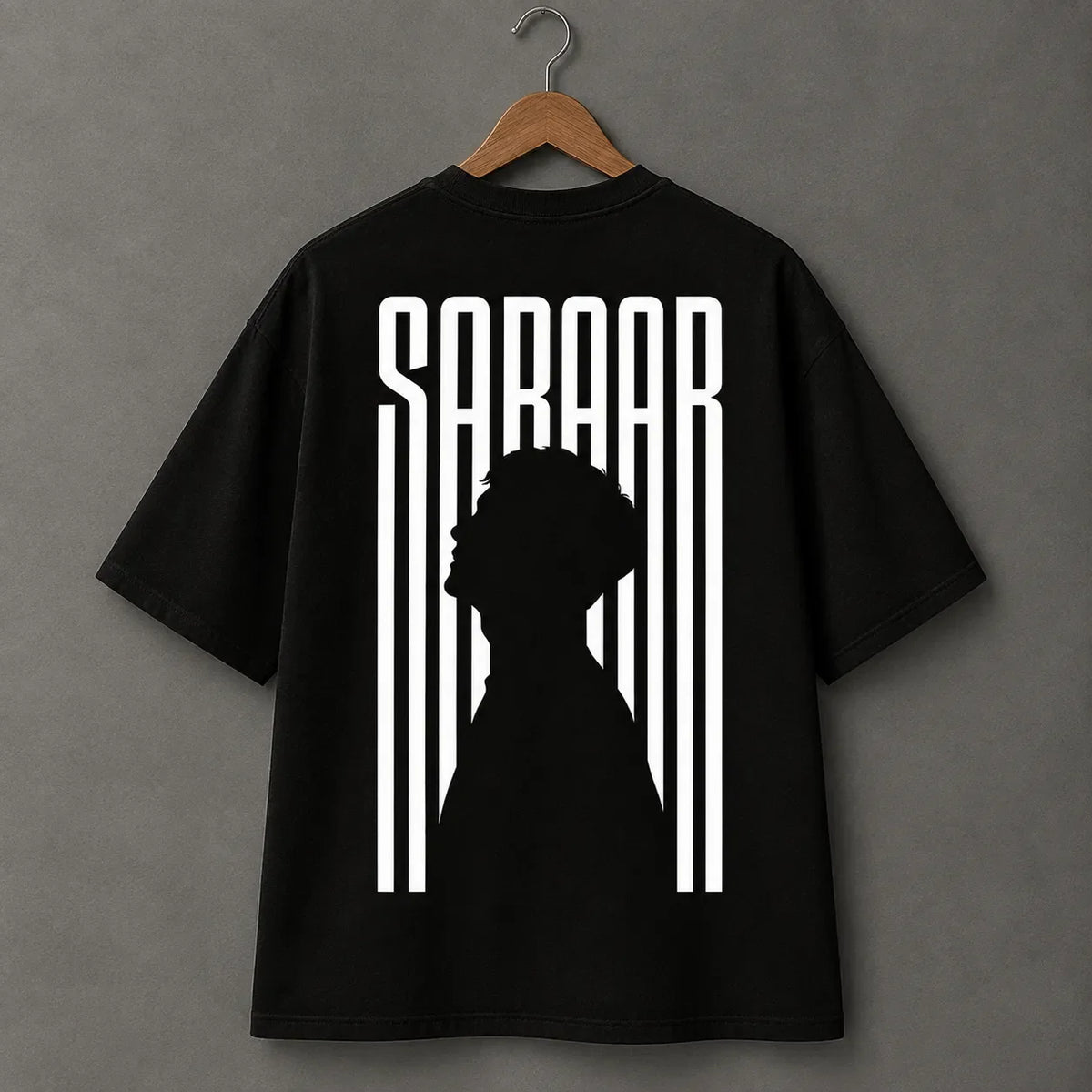 SABAAR Striped Silhouette T-Shirt