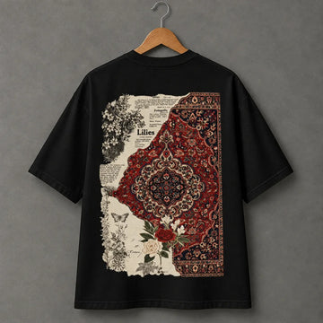 Vintage Botanical Persian Rug T-Shirt